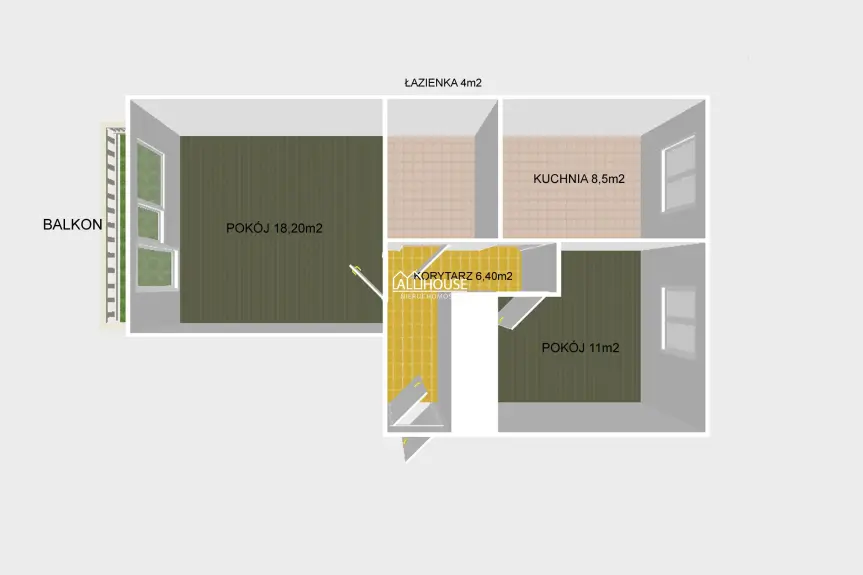 Radom, Borki, Kosowska, DWA POKOJE DO WEJŚCIA, UL. KOSOWSKA