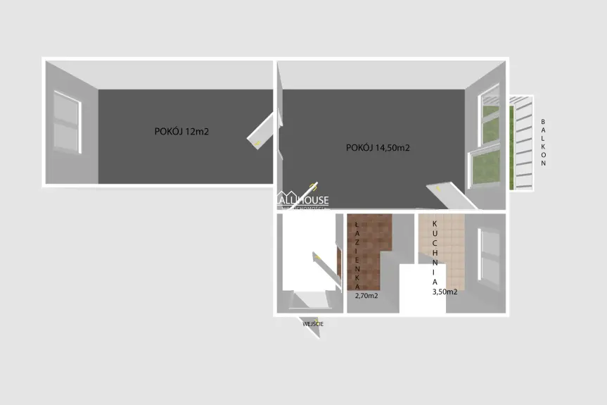Radom, Nad Potokiem, Olsztyńska, 2 POKOJE, UL. OLSZTYŃSKA, OS. NAD POTOKIEM