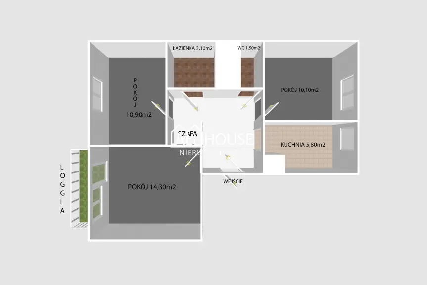 Radom, Ustronie, Osiedlowa, 3 pokoje, os. Ustronie, Piętro: 2/4