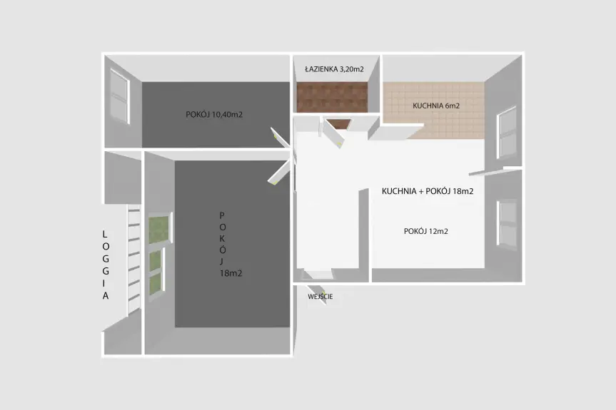 Radom, XV-lecia, Miła, 3 POKOJE DO WEJŚCIA, UL. MIŁA, OS. X/V-LECIA