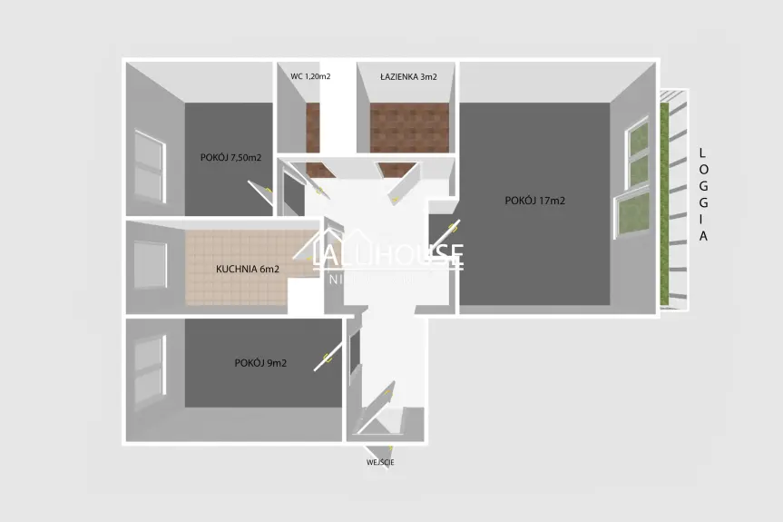 Radom, Ustronie, 3 POKOJE, UL.OSIEDLOWA, OS. USTRONIE